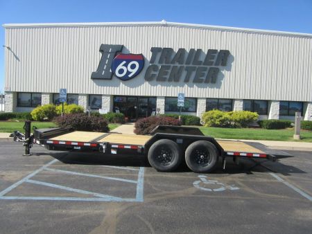 New 2027 Midsota 7 x 20 (16+4) N-TB20-154 Tilt Trailer 15.4K / 4-Foot Stationary / Toolbox / Fork Pockets