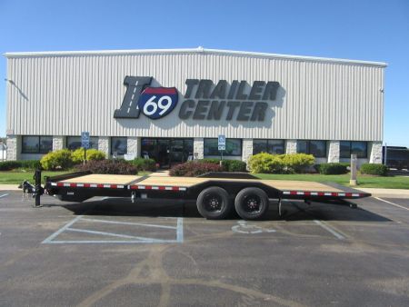 New 2027 Midsota 8.5 X 24 (18+6) N-TBWB24-176 Tilt Trailer 17.6k / 6-Foot Stationary / Toolbox / Fork Pockets