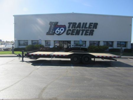 New 2027 Midsota 8.5 X 24 (18+6) N-TBWB24-176 Tilt Trailer 17.6k / 6-Foot Stationary / Hydraulic Jack / Toolbox / Fork Pockets