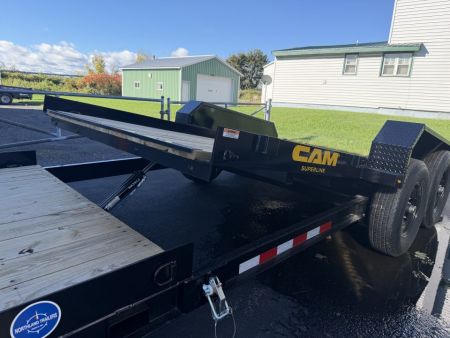 New 2026 Cam Superline 7X20 (16+4) Split Tilt Trailer 15.4K