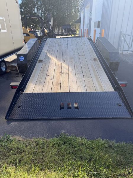 New 2026 Cam Superline 7X20 (16+4) Split Tilt Trailer 15.4K