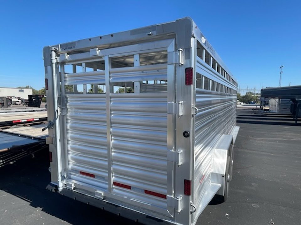 New 2027 Featherlite Trailers model 8127 7x24 Stock Trailer