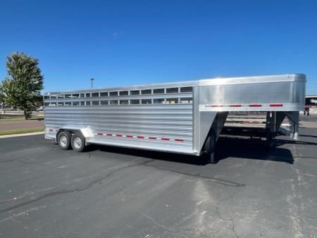 New 2027 Featherlite Trailers model 8127 7x24 Stock Trailer