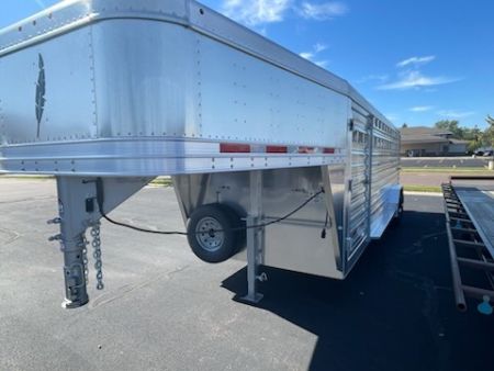 New 2027 Featherlite Trailers model 8127 7x24 Stock Trailer