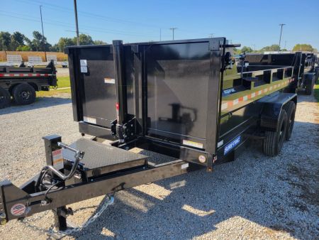 New 2027 Sure-Trac 7x14 HD Low Profile Telescoping 14k Dump Trailer