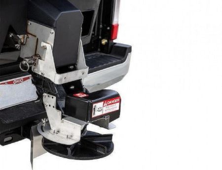 New SALTDOGG (SHPE2000) 2.0 cu yd ELECTRIC POLY HOPPER SPREADER-DEMO