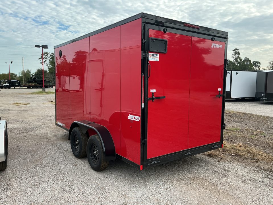 New 7 x 14 Journey SE Flat Top Sloped V-Nose 7K STANDARD INTERIOR HEIGHT IS 7'0"