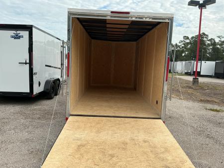New 7 x 16 Outback DLX Flat TOP V-Nose 7K STANDARD INTERIOR HEIGHT IS 7'0"
