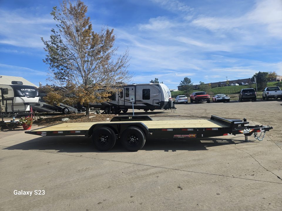 New 2027 H&H Trailers H-EX7x20-100 Flatbed Trailer