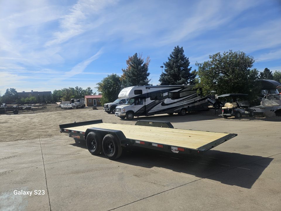 New 2027 H&H Trailers H-EX7x20-100 Flatbed Trailer