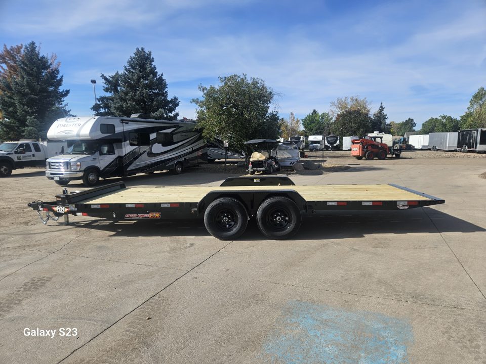 New 2027 H&H Trailers H-EX7x20-100 Flatbed Trailer
