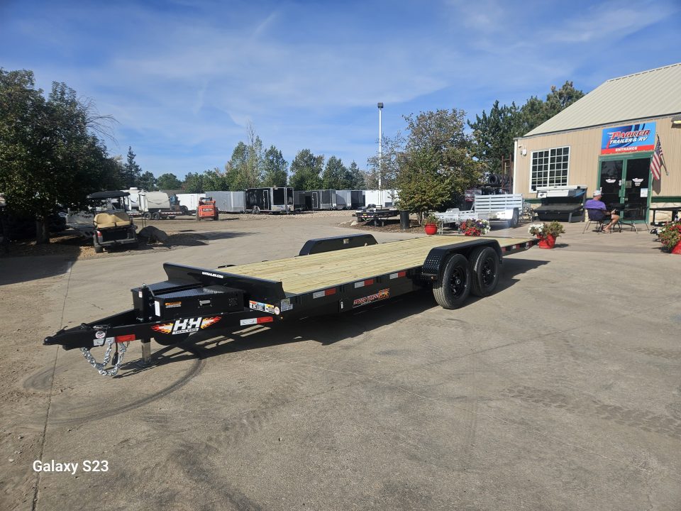New 2027 H&H Trailers H-EX7x20-100 Flatbed Trailer