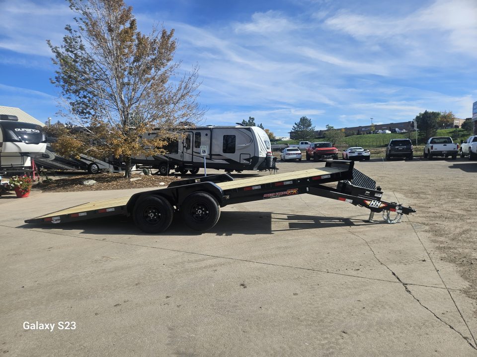 New 2027 H&H Trailers H-EX7x20-100 Flatbed Trailer