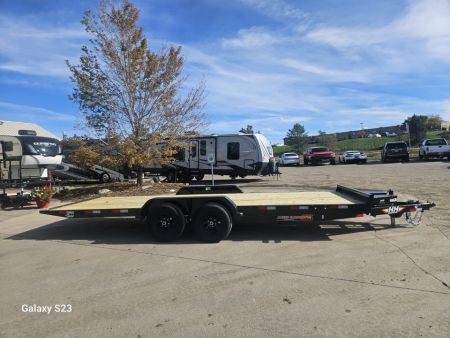 New 2027 H&H Trailers H-EX7x20-100 Flatbed Trailer