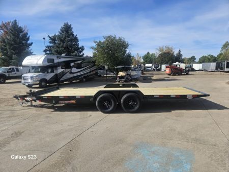 New 2027 H&H Trailers H-EX7x20-100 Flatbed Trailer