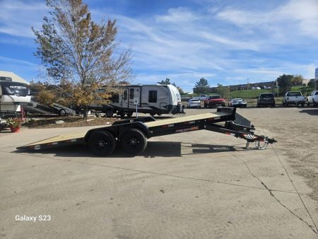New 2027 H&H Trailers H-EX7x20-100 Flatbed Trailer