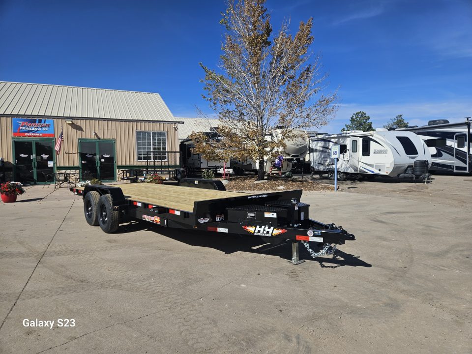 New 2027 H&H Trailers H-EX 7x20-100 Flatbed Trailer