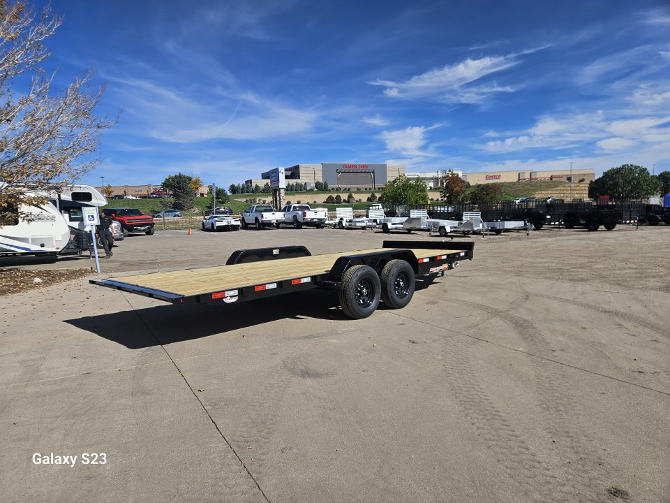 New 2027 H&H Trailers H-EX 7x20-100 Flatbed Trailer
