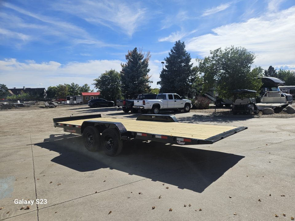 New 2027 H&H Trailers H-EX 7x20-100 Flatbed Trailer