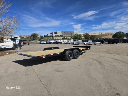 New 2027 H&H Trailers H-EX 7x20-100 Flatbed Trailer