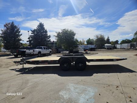New 2027 H&H Trailers H-EX 7x20-100 Flatbed Trailer