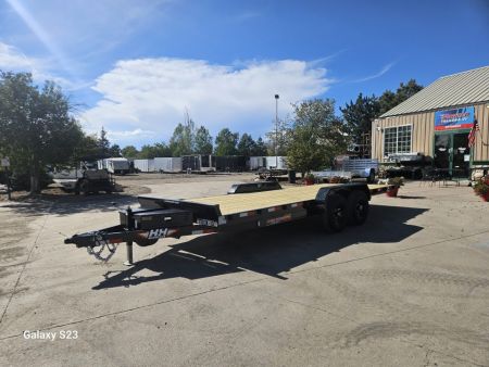 New 2027 H&H Trailers H-EX 7x20-100 Flatbed Trailer