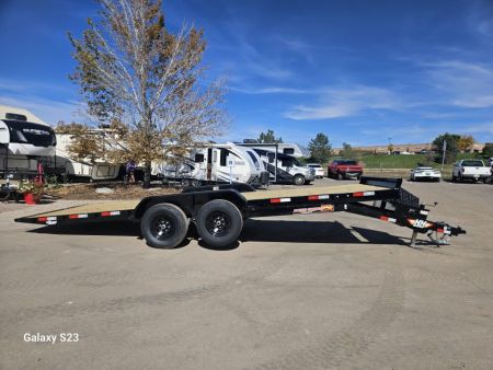 New 2027 H&H Trailers H-EX 7x20-100 Flatbed Trailer