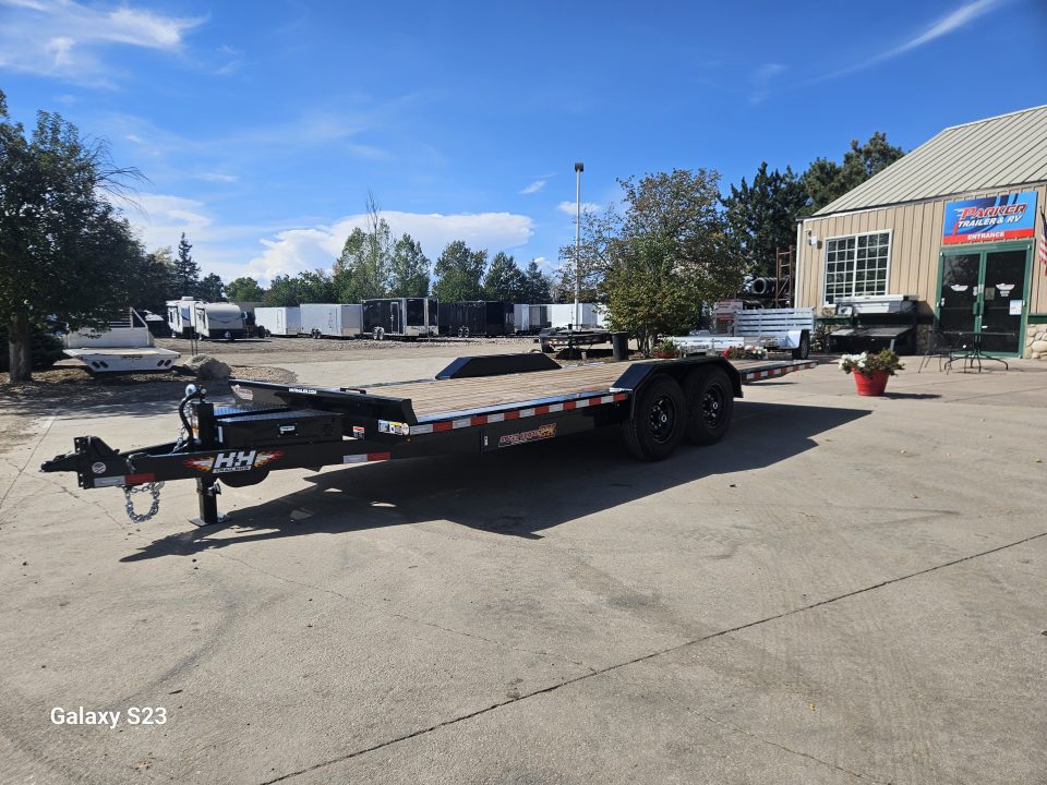New 2027 H&H Trailers H-EX7x20-140 Flatbed Trailer