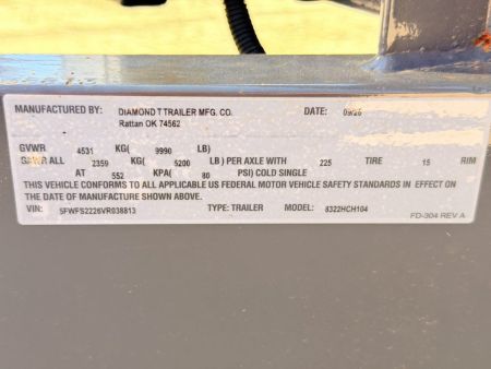 New 2027 Diamond T 7-22 Heavy Duty Car Hauler 10K GVWR