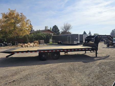 New 2027 Iron Bull 24' 14K Gooseneck Deckover Tilt Trailer