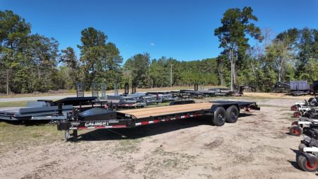 New 2026 Caliber Trailer Mfg 7x24 TA Equipment Trailer