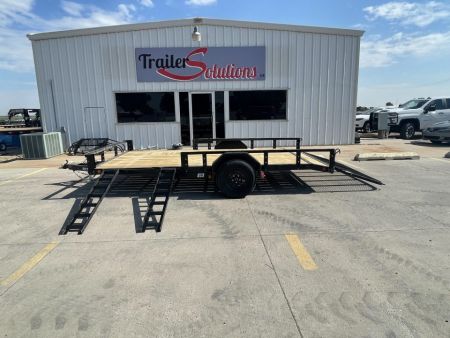 New 2027 PJ Trailers 14' x 83  With ATV Ramps Utility Trailer