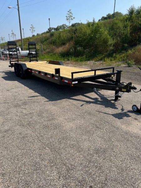 New 2027 Quality Steel and Aluminum 83 x24' 14K GVWR Equipment #272663 Equipment Trailer
