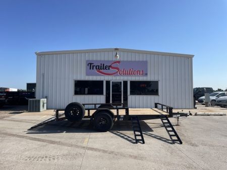 New 2027 PJ Trailers 83  X 14' 5,200 LB Axle With ATV Ramps Utility Trailer