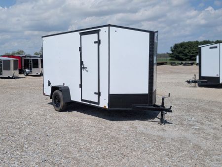 New 2027 Discovery 6x12' Cargo Trailer - Rear Barn Doors