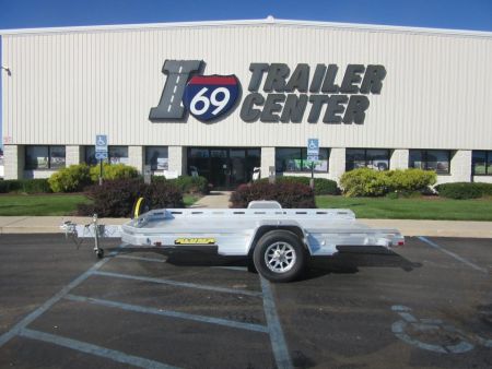 New 2027 Aluma 6.5 x 12 7712H-TILT-S All-Aluminum Tilt Trailer 3K / Spare Tire