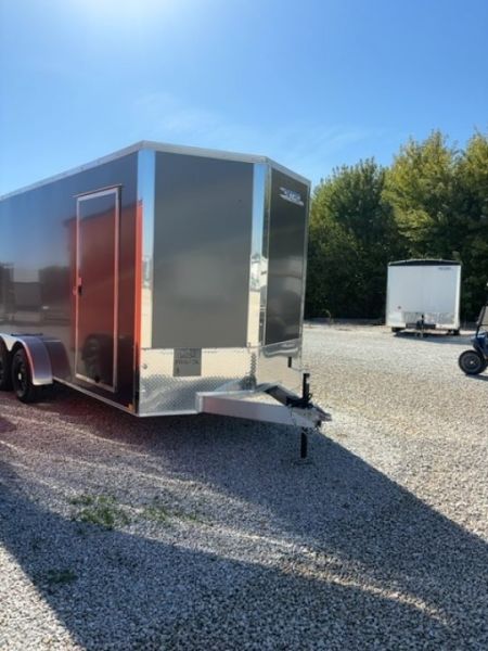 New 2027 Cargo Express 7 x 16 EX DLX Aluminum Flat Top V-Nose 7K Cargo / Enclosed Trailer