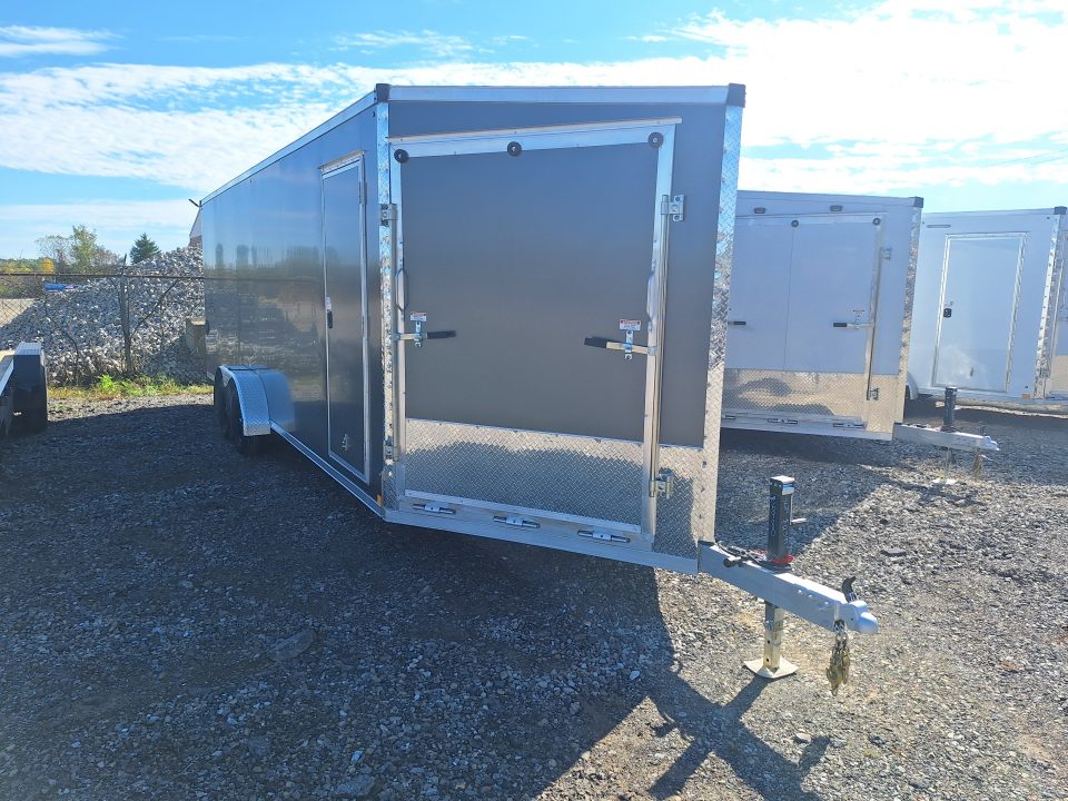 New 7X29 Stealth Trailers 4 place Snowmobile Trailer Aluminum