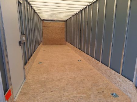 New 7X29 Stealth Trailers 4 place Snowmobile Trailer Aluminum