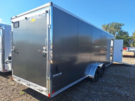 New 7X29 Stealth Trailers 4 place Snowmobile Trailer Aluminum