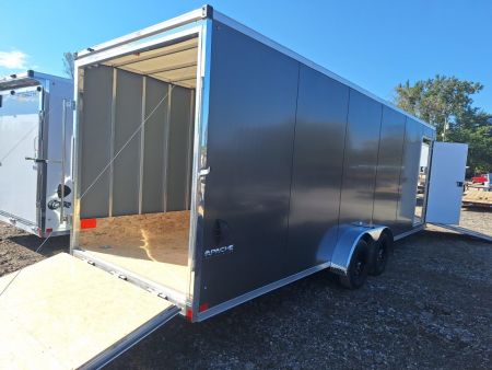 New 7X29 Stealth Trailers 4 place Snowmobile Trailer Aluminum