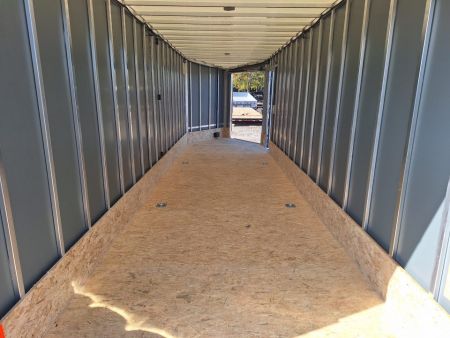 New 7X29 Stealth Trailers 4 place Snowmobile Trailer Aluminum