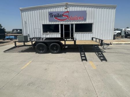 New 2027 PJ Trailers 16' X 83  With ATV Ramps Utility Trailer