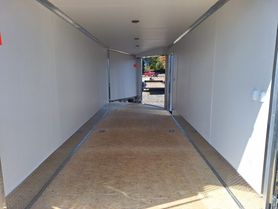 New 7X23 Stealth Trailers 3 place Snowmobile Trailer Aluminum PREMIUM