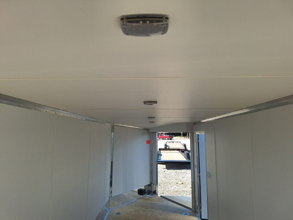 New 7X23 Stealth Trailers 3 place Snowmobile Trailer Aluminum PREMIUM