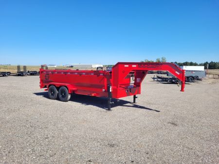New 2027 Buckshot 83 x16' Gooseneck Dump Trailer