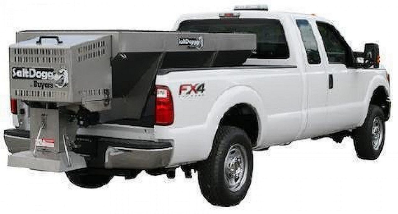New NEW 2026 SALTDOGG (1400050SS) 2.0 Cu Yd (8') Stainless Steel GAS Salt Spreader