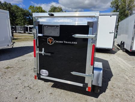 New 2027 Cross Trailers 4X6 4 X 6 SWING DOOR Cargo / Enclosed Trailer