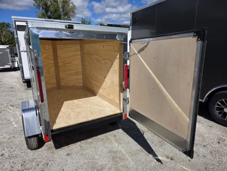 New 2027 Cross Trailers 4X6 4 X 6 SWING DOOR Cargo / Enclosed Trailer