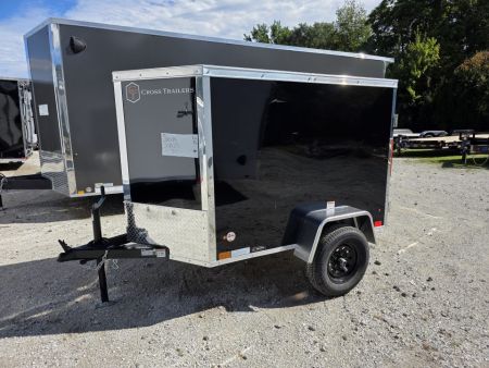 New 2027 Cross Trailers 4X6 4 X 6 SWING DOOR Cargo / Enclosed Trailer